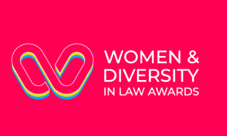 Women and Diversity in Law Awards badge