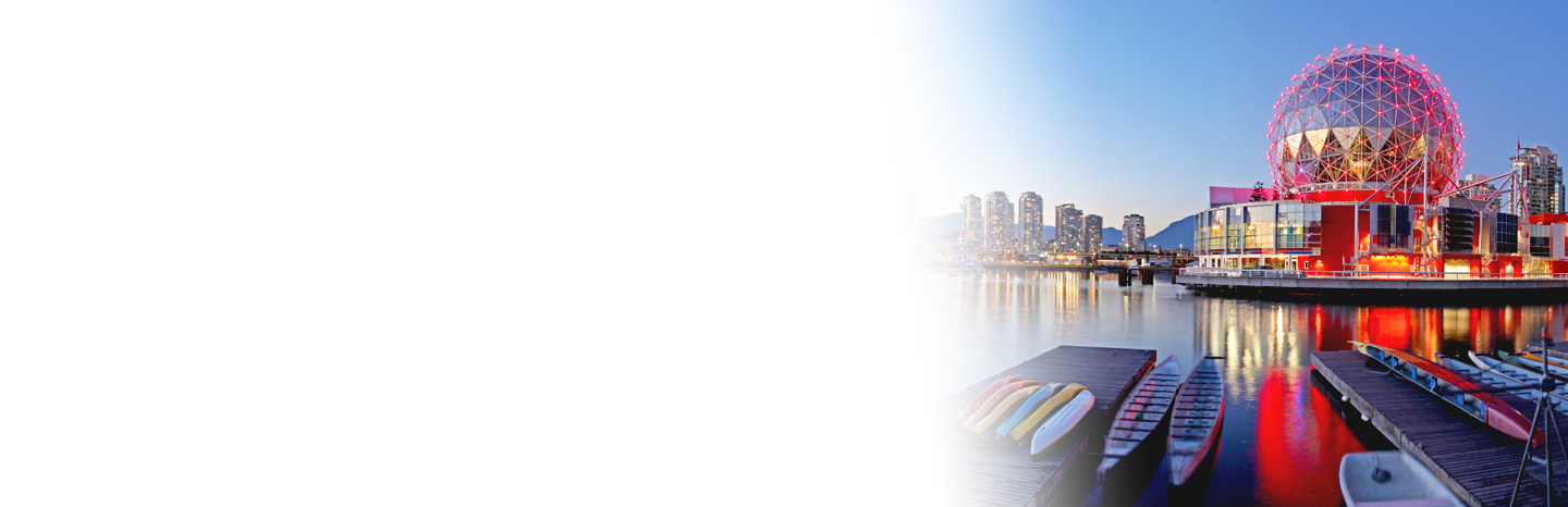 Downtown Vancouver in British Columbia, Canada