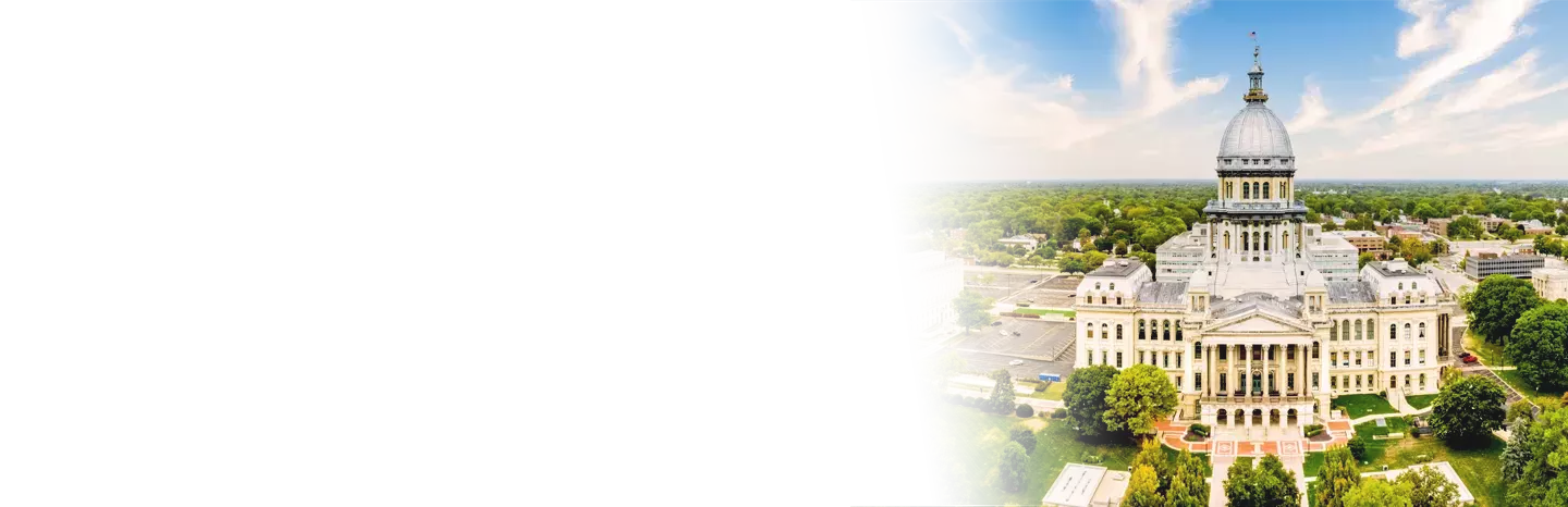 State capitol building in Illinois