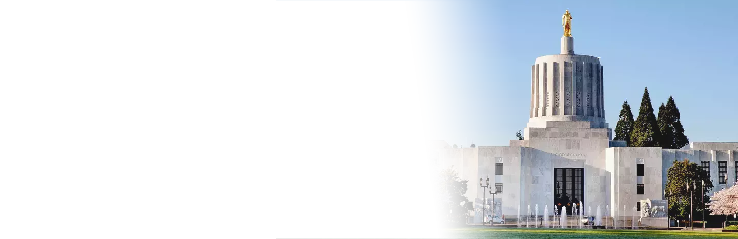 Capitol building in Salem, Oregon